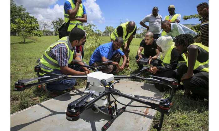 Drones fight malaria tanzania