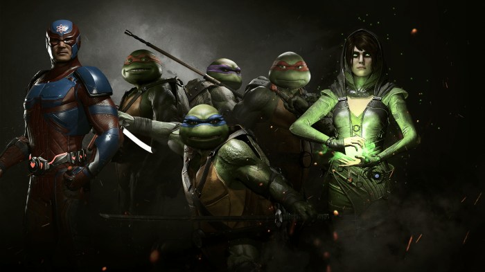 Teenage mutant ninja turtles dlc for injustice 2